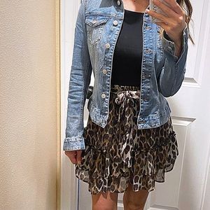 Vici leopard skirt